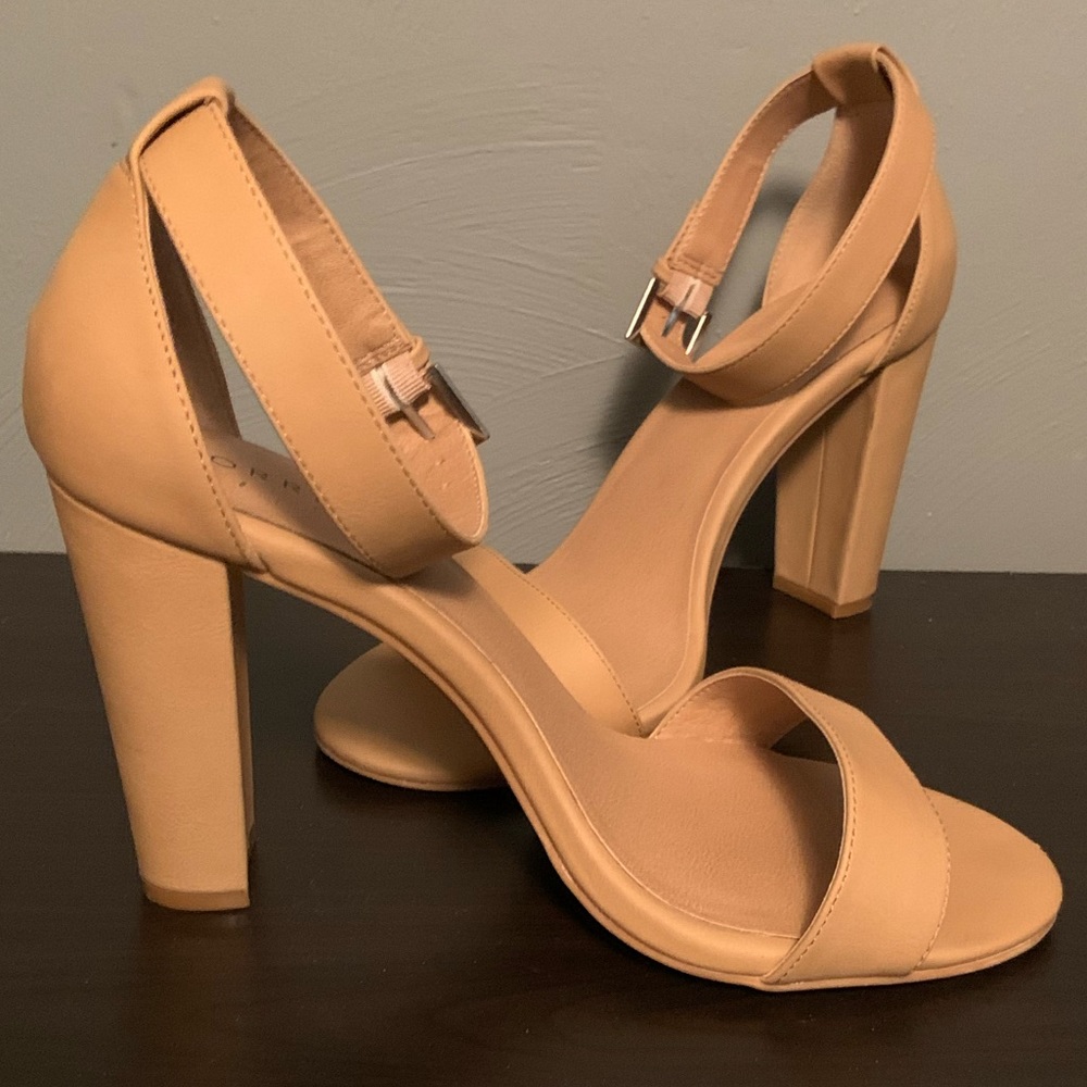 Torrid Tan Chunky Heel 12W